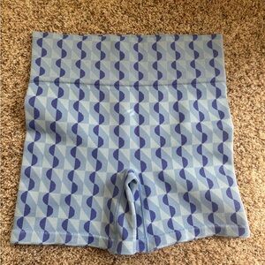Cotton On Blue and Purple Patterned Bike Shorts